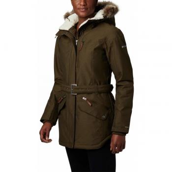 Columbia Carson Pass II Chaqueta Impermeable, Mujer, Verde