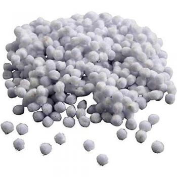 Pompones de 5 mm, Blancos, 550 Piezas