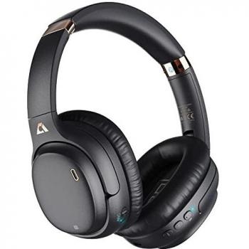 1mii Auriculares inalámbricos con cancelación de Ruido, Ear Inalámbricos con Noise Cancelling, Cascos Inalambricos Bluetooth, Aptx HD de Baja Latencia ANC, 60h de bateria