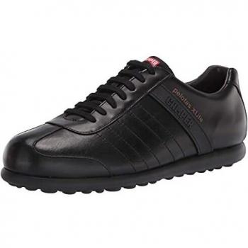 Camper Pelotas Ariel Men's Black Smooth Leather Lace-Up Shoes