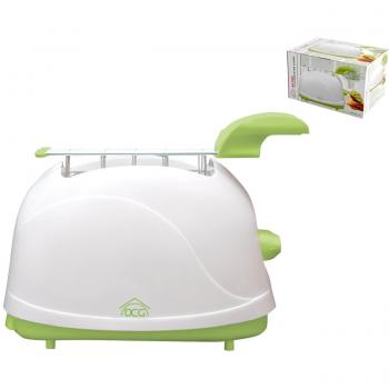 Tostadora DCG KT1200 850W con Pinzas de Acero, Manijas Termoresistentes y Función Descongelar