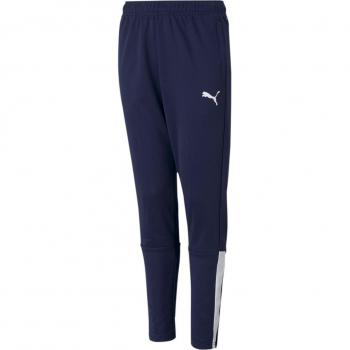 Puma teamLIGA Kids Training Pants - Blue and White