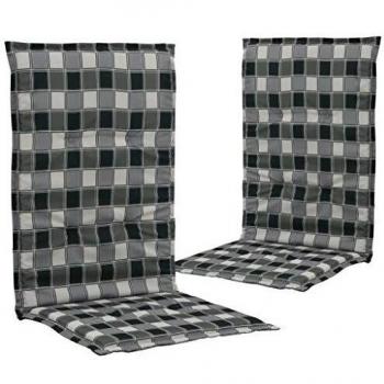 Cojines de Silla de Jardín 2 Uds Estampado Multicolor 120x50x3 cm