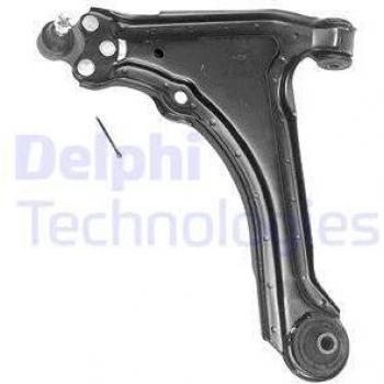 Brazo de control DELPHI TC648 para suspensión de ruedas, eje delantero, enlaces, frente