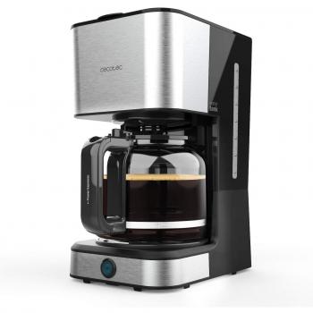 Cecotec Cafetera de Goteo Coffee 66 Heat. 950 W, Tecnología ExtemeAroma, Función Recalentar y Mantener, Jarra Termoresistente de 1,5L, Autoapagado, Acabado en Acero Inoxidable
