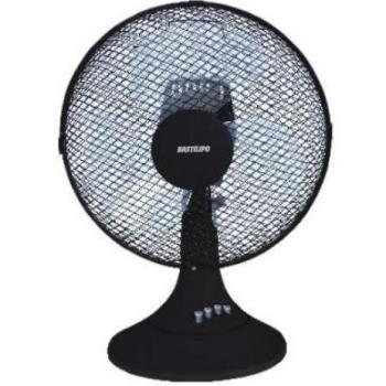 Bastilipo Motril Ventilador de Mesa, 45 W, Plástico, 3 Velocidades, Blanco
