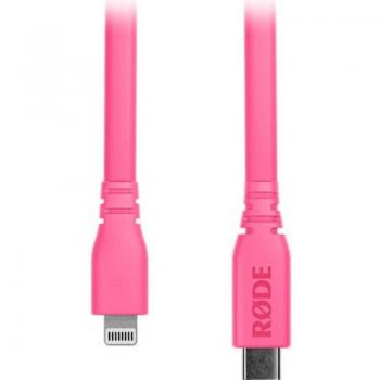 Rode SC19 5' USB-C to Lightning Accessory Cable - Pink