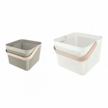 Cesta Multiusos Confortime Madera (23 x 23 x 18 cm)