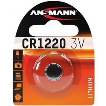 Ansmann 5020062 CR 1220 - Pilas de botón en blister, batería litio - 3V