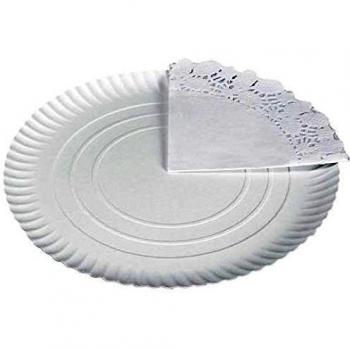Multimarca 164968 Bandeja Redonda con Blonda, 35 cm