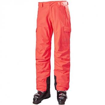 Helly Hansen Women's Switch Cargo Insulated Ski Pants, Color: Pink/Neon Coral, Size: XL
