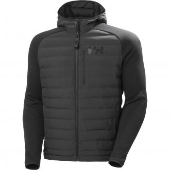 Chaqueta Bimaterial Arctic Ocean Hybrid Insulator Gris Helly Hansen, para hombre, color gris, diseño híbrido, aislamiento térmico