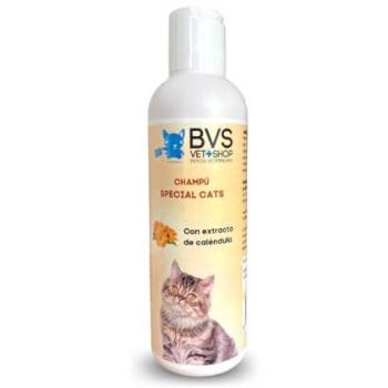 Champú Especial para Gatos con Extracto de Caléndula BVS - Cuidado Suave para Pelaje y Piel 200 ml