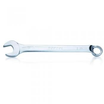 Llave combinada TOPTUL AAEN2727, tipo de producto: llave combinada, características: medida 27 mm, fabricada en acero al cromo vanadio, acabado pulido y cromado para resistencia a la corrosión,