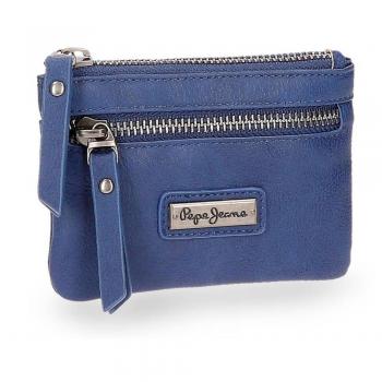 Pepe Jeans Croc Monedero, 12 cm, 0.16 Litros, Azul