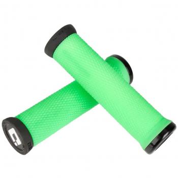 ODI MTB Elite Motion Lock On 2.1 de sujeción anillas, d33mtrn Negra B asas, Verde, 130 mm