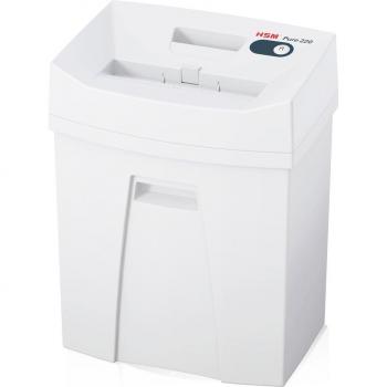 Trituradora de Papel HSM Pure 220, Corte en Tiras 3,9 mm, Capacidad de 20 L, Seguridad P-2, Apta para hasta 14 hojas