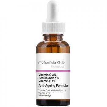 MD Formula Anti-Ageing Serum with 3% Vitamin C, 1% Ferulic Acid, and 1% Vitamin E - 30ml