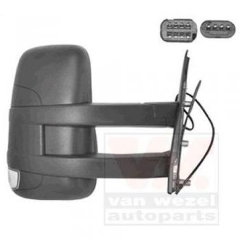 Espejo retrovisor VAN WEZEL 2815818, tipo: espejo retrovisor, características: diseño específico para vehículos, calidad de fabricación OEM, fácil instalación, ajuste eléctrico (si aplica), vidrio convexo para mayor visibilidad