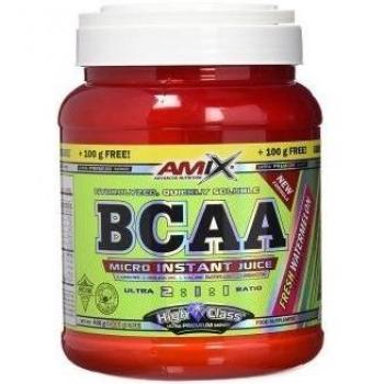 AMIX Nutrition | BCAA Instant Juice | Aminoácidos Ramificados 2:1:1 | Sabor a Sandía | 400 g + 100 g Gratis | Aumenta Energía y Resistencia | BCAA Polvo | Quemador de Grasa | Especial para Deportistas