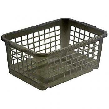 Cesta de Almacenamiento Transparente 25x17x10 cm - Naturaleza y Práctica