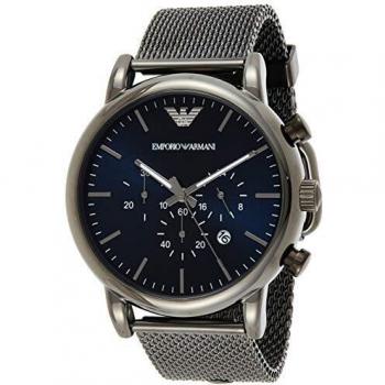 Emporio Armani Men's Chronograph Quartz Watch with Stainless Steel Mesh Strap AR1979