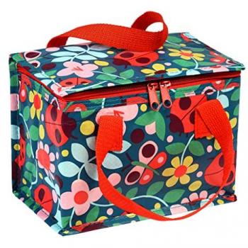 Red Wheeled Travel Bag L 2276 76 cm and Insulated Snack Bag Cooler, Plastic, Approx. 21 x 16 x 12 cm, for About 4 Liters