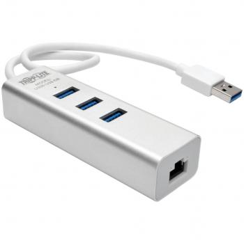 Tripp Lite U336-U03-GB Gigabit Ethernet Card and USB 3.0 Hub Adapter