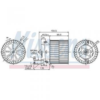 Nissens 87057 Ventilador Habitáculo