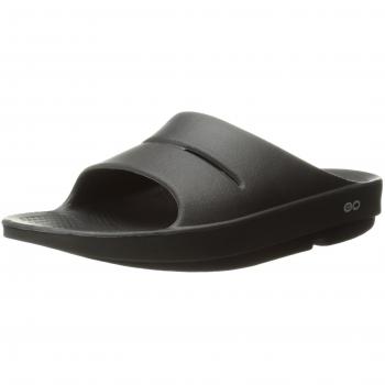 OOFOA|#OOfos Ooahh Slide, Sandalias Atléticas para Hombre, Negro