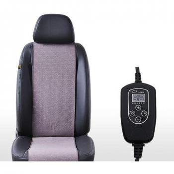 D&F 12V CojíN Con CalefaccióN Para Asiento Funda De Asiento Calefactable Perfecto Para El FríO Y Invierno ConduccióN , Gray , single seat