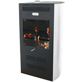 Tecno Air System Estufa bioetanol 3000 W Ventilata 3 Velocidad Blanca Calefacción Ruby Elegance