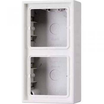 Caja Superficie Doble Blanco Marfil JUNG LS582AW