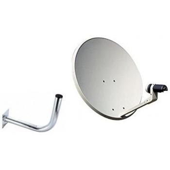 Antena parabólica de 60cm con LNB y Soporte de Tecatel