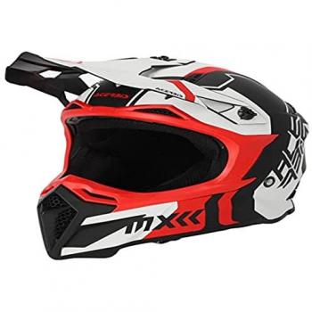 Acerbis Casco de Cross Profile 5 Blanco-Rojo L