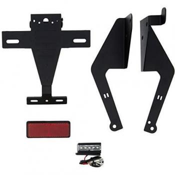 Puig Soporte Portamatrículas Puig 9534N Negro para Kymco AK 550 17'-18', Negro, Kymco