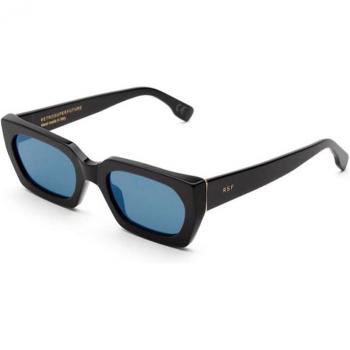 Retrosuperfuture Teddy Azure 5QC Unisex Squadrata Nero Sunglasses