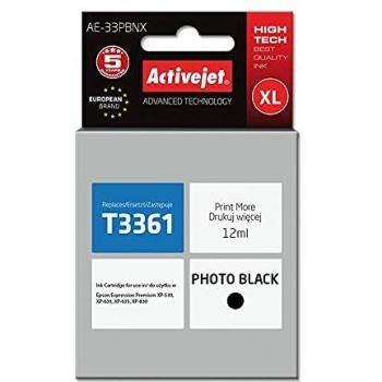 Activejet AE 33pbnx Cartucho de Tinta Compatible con Epson T3361 de Alto Rendimiento XL