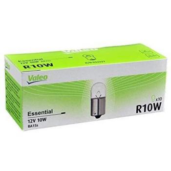 Valeo Lámpara halógena, R10W-Essential-Cartón x10, 32221
