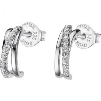 Pendientes Time Road WS00630 Basics de Plata para Mujer con Acabado Brillo