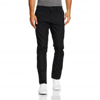 Pantalones Carhartt WIP Sid Negros para Hombre 34/32, Casual, Composición: 46% Algodón, 38% Elastomultiéster, 16% Poliéster