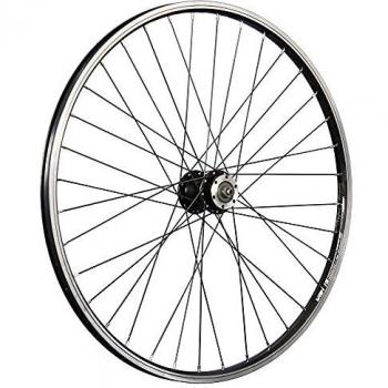 Rueda delantera de 26 pulgadas SchÃ¼rmann Doble pared RIM 6 Agujero de disco negro