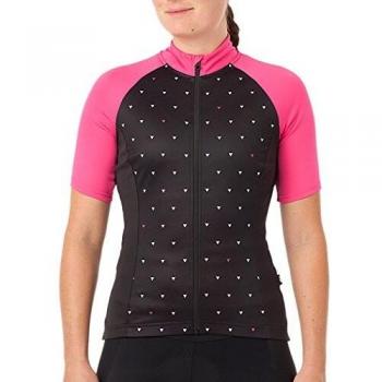 Giro Black Sharktooth 2017 Chrono Sport Sublimated - Camiseta de Manga Corta para Mujer