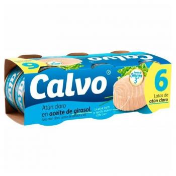 Atún Claro Calvo en Aceite de Girasol - Pack de 6
