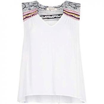 Rip Curl MAI Ohana Top Camisa, Mujer, Off White, L