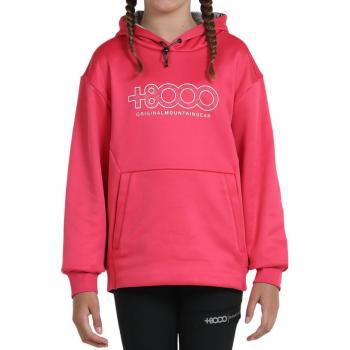 Sudadera +8000 Pinata 055 Niños Geranio Talla 14 con Capucha