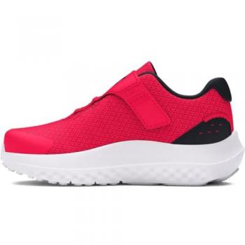 Zapatillas de Running para Niños Under Armour Surge 4 AC, cómodas y ligeras, color rojo/negro