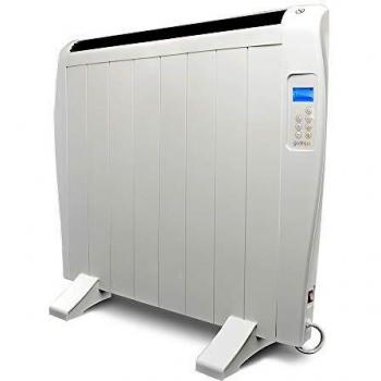 Gridinlux | Radiador Eléctrico | 8 Elementos | Emisor Térmico Bajo Consumo | Potencia 1200W | Mando a Distancia | Funcionamiento Programable | Pantalla LED | Homely Atmosphere 1200W