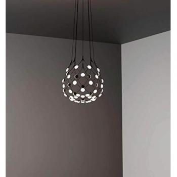 Lámpara colgante LED Luceplan Mesh 55 cm con suspensión de 5 m