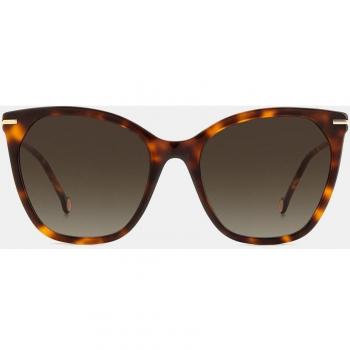 Carolina Herrera Women's Cat Eye Sunglasses in Havana Acetate - Model HER 0091/S
